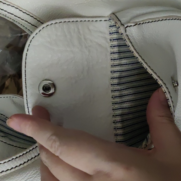 Marc by Marc Jacobs White Leather Soft Shot Large Hobo - Picture 15 of 15